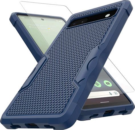 Amazon pixel 6a case - 👍Military-Grade Drop Protection: Certified drop tested,Heavy Duty Full-body Protection.This pixel 6a case is made with a matte hard PC tough back and flexible Thermoplastic Soft Touch TPU shock-absorbing bumpers rubber cushions and that provides excellent shockproofing and anti-drop protection to protect your phone against …